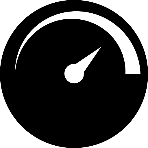 Speedometer simple symbol - Free Tools and utensils icons