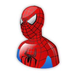 Spider-Man Icon Symbol Button