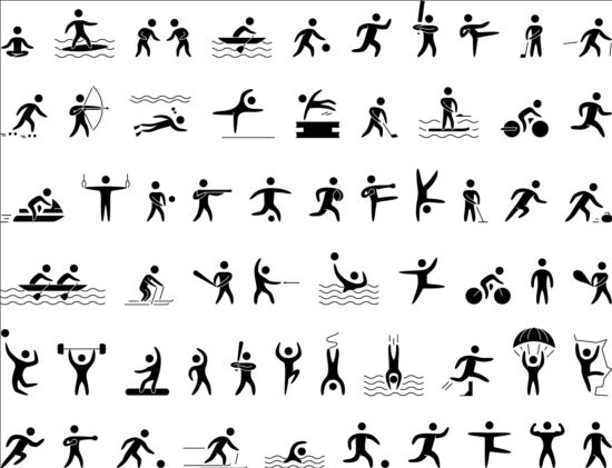 Sport icon set 50 free icons (SVG, EPS, PSD, PNG files)