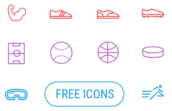 Free download: Icons8 sports icon pack | Webdesigner Depot