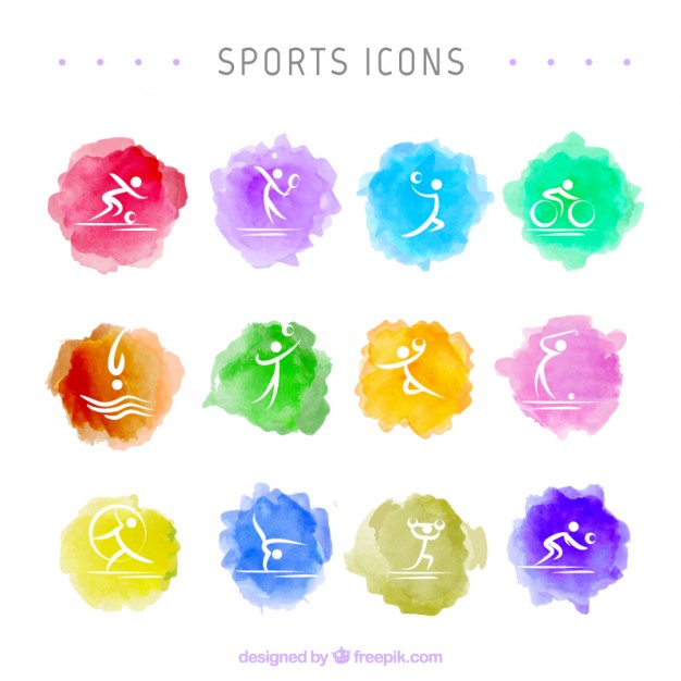Sport Icon Flat Line Vector - Download Free Vector Art, Stock 