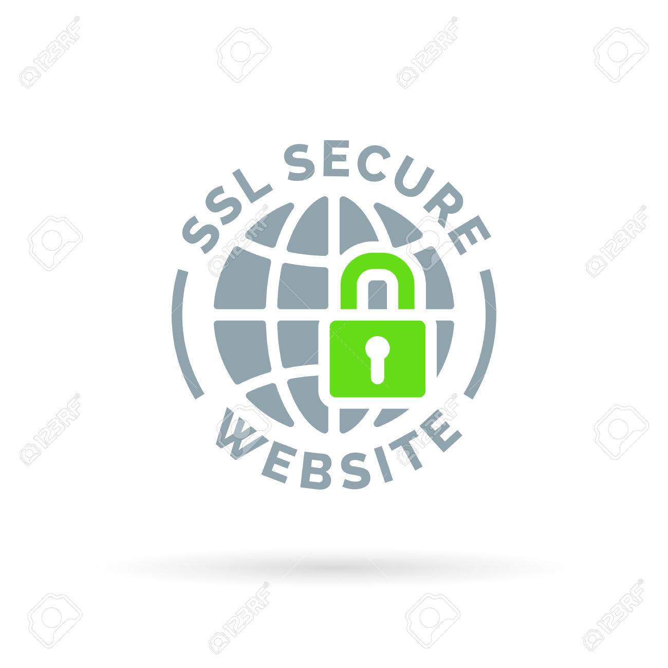 Secure Connection Icon, Secured Ssl Protected Safe Data Encryption 