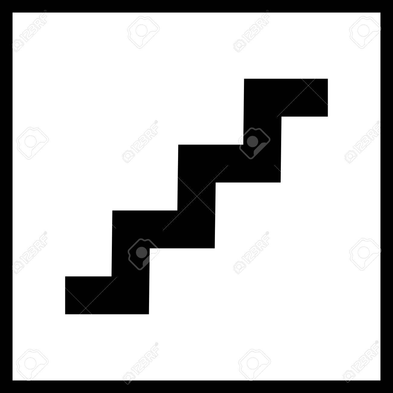 Walk Up Stairs Symbol  Stock Vector  PPVector #141321142
