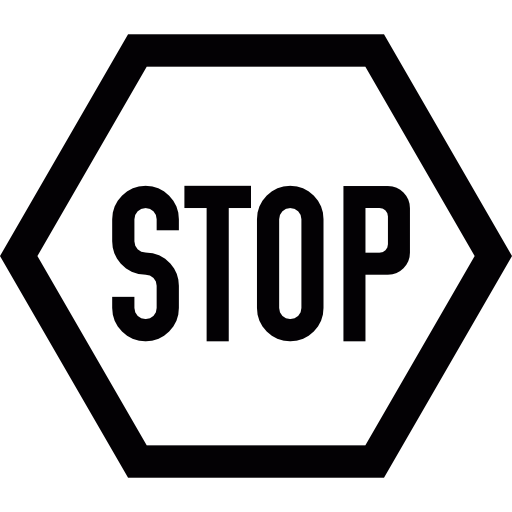 Stop Sign Icon - Tools, Construction  Equipment Icons in SVG and 
