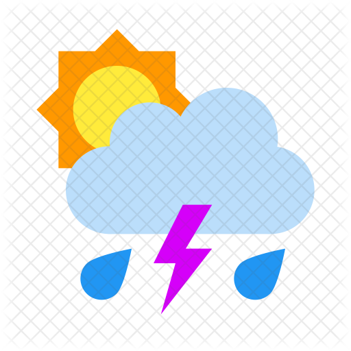 Stormy Weather Icon - Weather  Seasons Icons in SVG and PNG 
