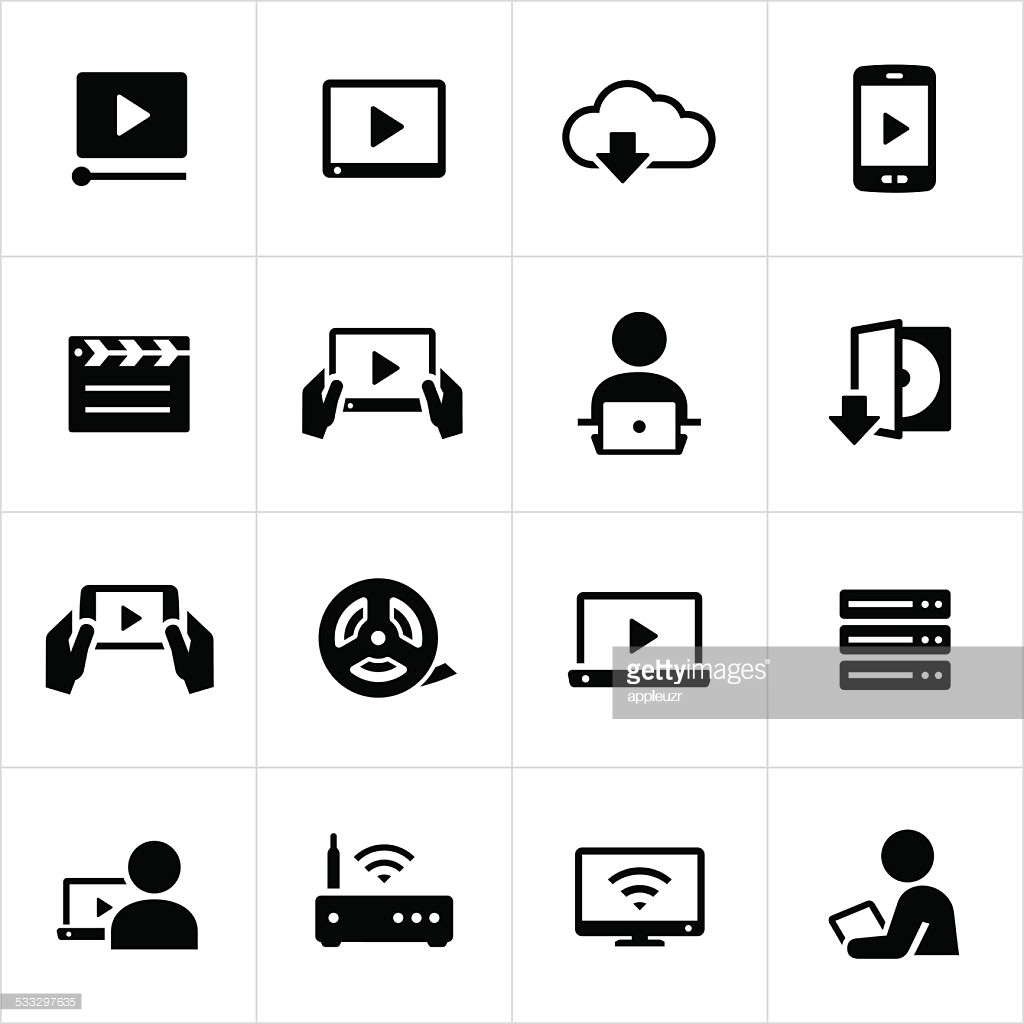 Video icon | Training Curriculum Icons | Icon Library | Icons