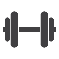 Exercise, fitness, health, muscle, sport, strength, training icon 