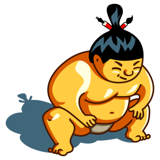 Sumo icon. Creative design of sumo icon vectors illustration 