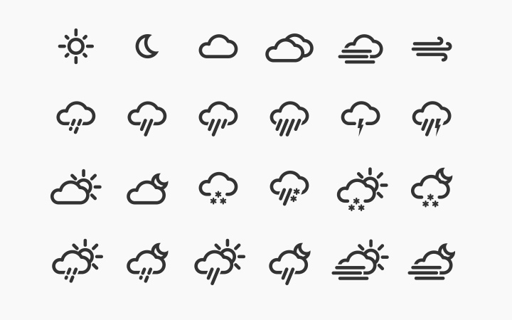 Sun-moon icons | Noun Project