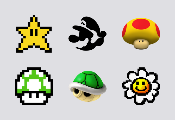 Mushroom - Life Icon - Super Mario Icons 