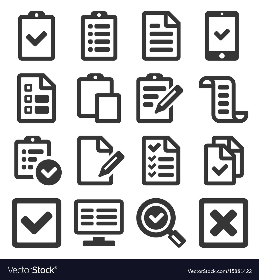 Survey icons | Noun Project