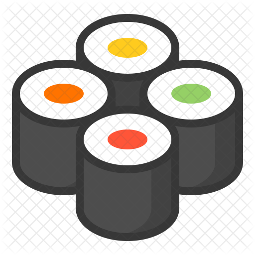 How to Create a Flat Design Rolled Sushi Icon Set in Adobe Illustrator