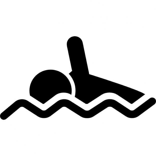 Swimming Icon Clip Art at  - vector clip art online 