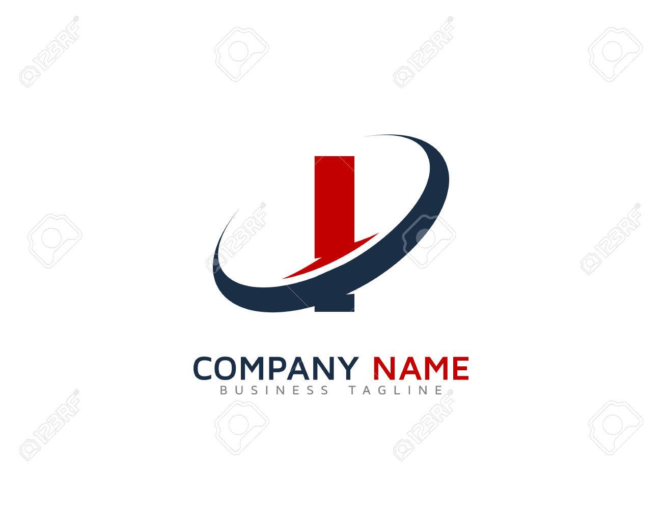 Ring Letter With Swoosh Icon Logo Design Element Royalty Free 