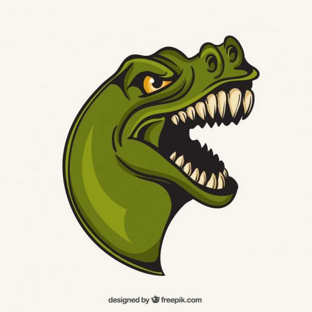 Cute dinosaur t-rex clip art vector - Search Drawings and Graphics 