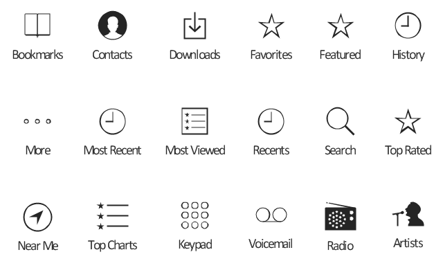 Icons for iOS Tab Bar