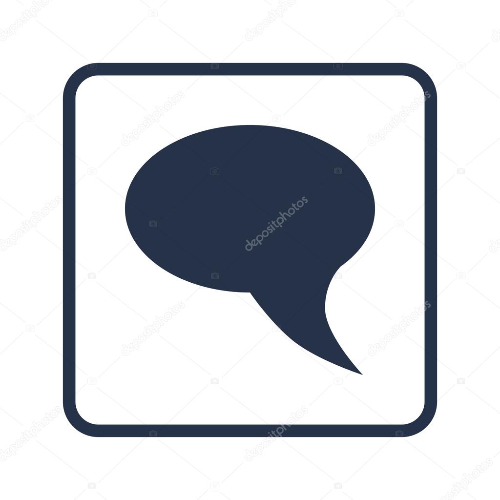 Chat speech bubble icon Vector | Free Download