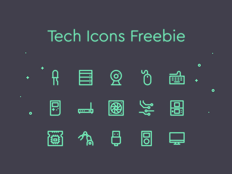 Basic Technology Icon Pack | infographictemplates 