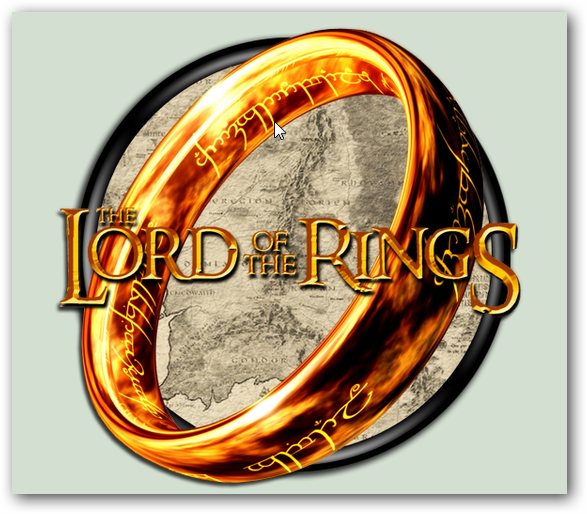 The Lord of The Rings One Ring - RocketDock.com
