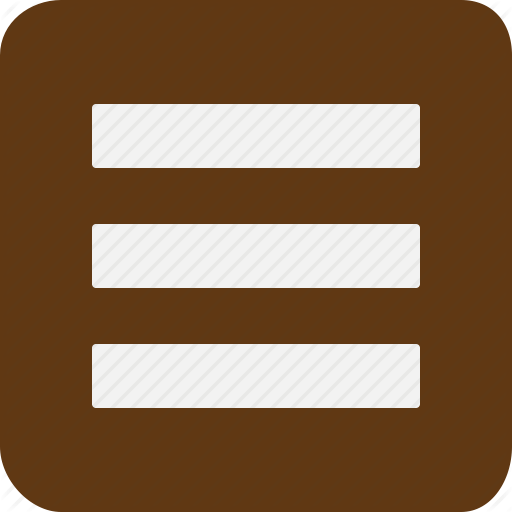 Menu of three lines - Free interface icons
