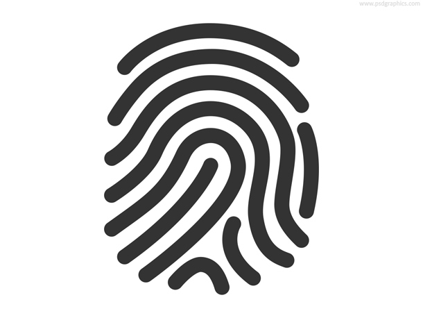 Fingerprint icon (PSD) | PSDGraphics