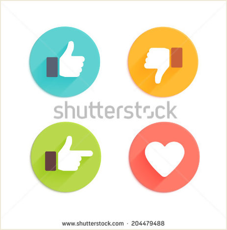 Thumb up vector logo icon. Like round blue white simple isolated 