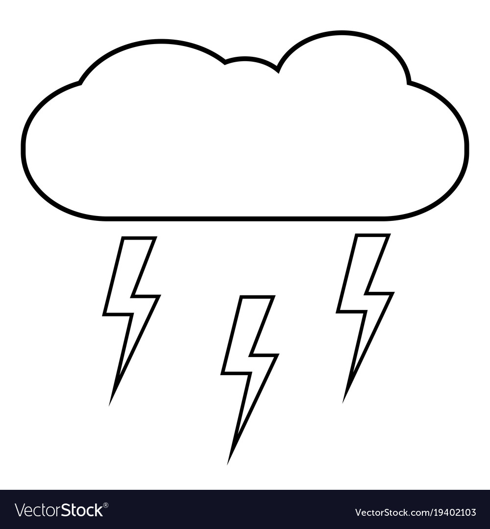Thunderstorm Weather Icons