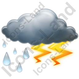 simple weather icons thunderstorms | SVG(VECTOR):Public Domain 