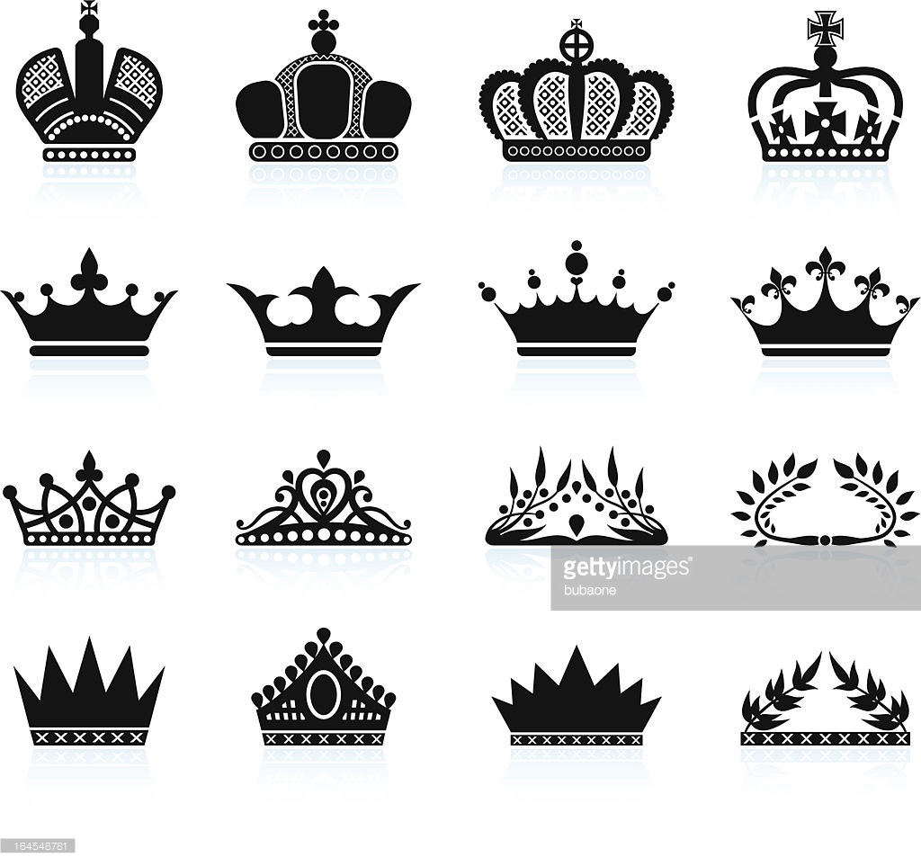 Tiara Icon Flat Graphic Design Stock Vector Art  More Images of 