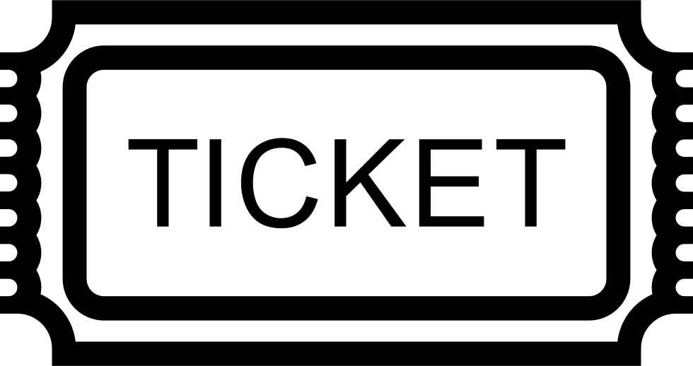 Ticket Icon - free download, PNG and vector