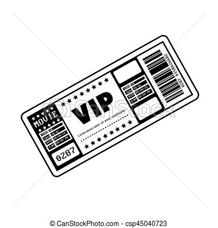 E-ticket icon clipart vector - Search Illustration, Drawings and 