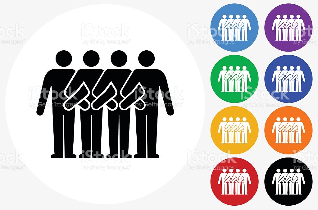 People Arms Together Teamwork Icon - Icons by Canva
