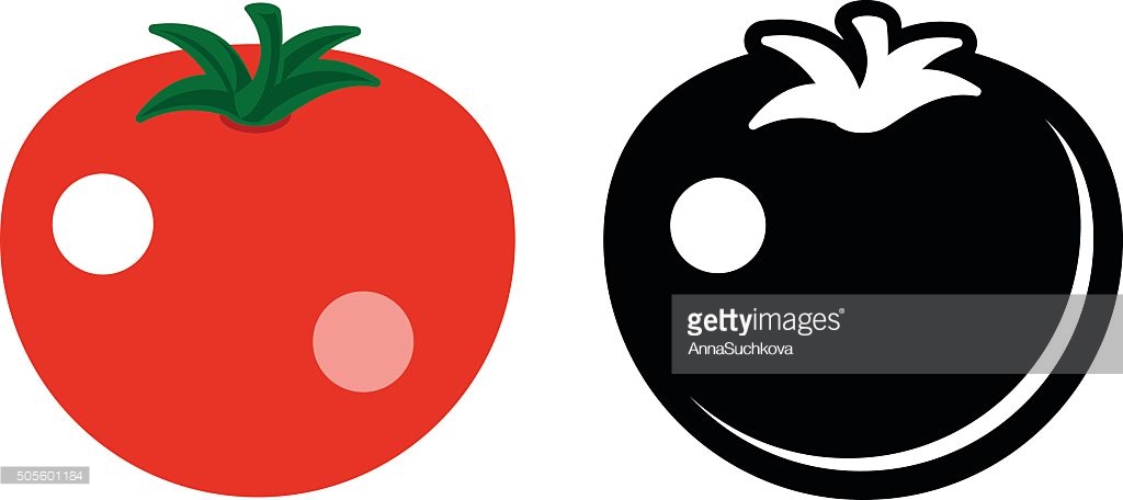 Tomato icons set stock vector. Illustration of isolated - 23873409