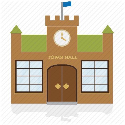 9 City Hall Icon Images - Town Hall Clip Art Free, Town Hall Icon 