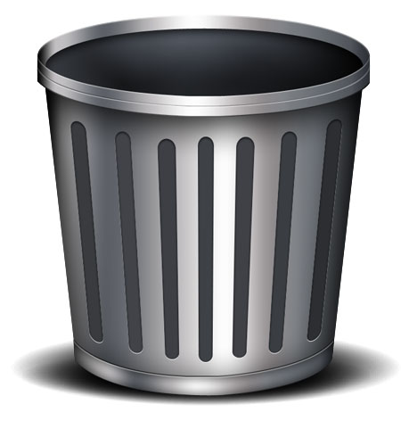 Garbage Can Icon Clip Art at  - vector clip art online 