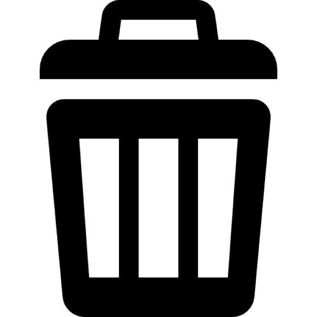Waste can full of trash Icons | Free Download