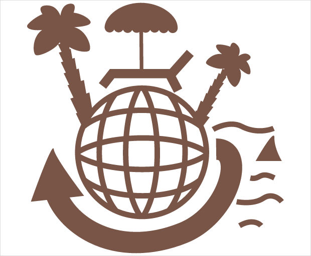 Travelling around the world icon simple style Vector Image