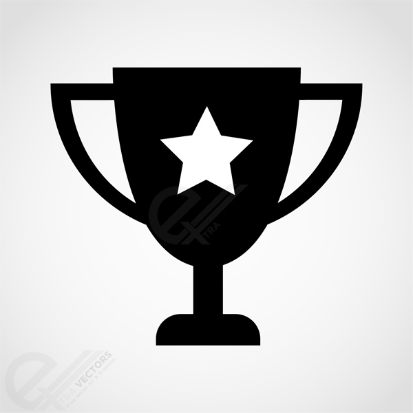 Vector trophy cup icon free download | ExtraVectors.com | Free 