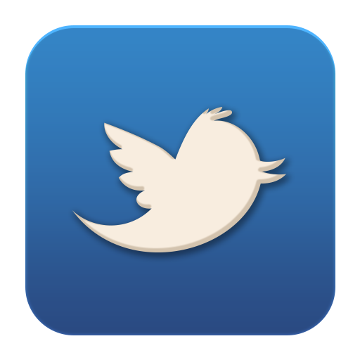 Twitter Icon - Flat Gradient Social Icons 