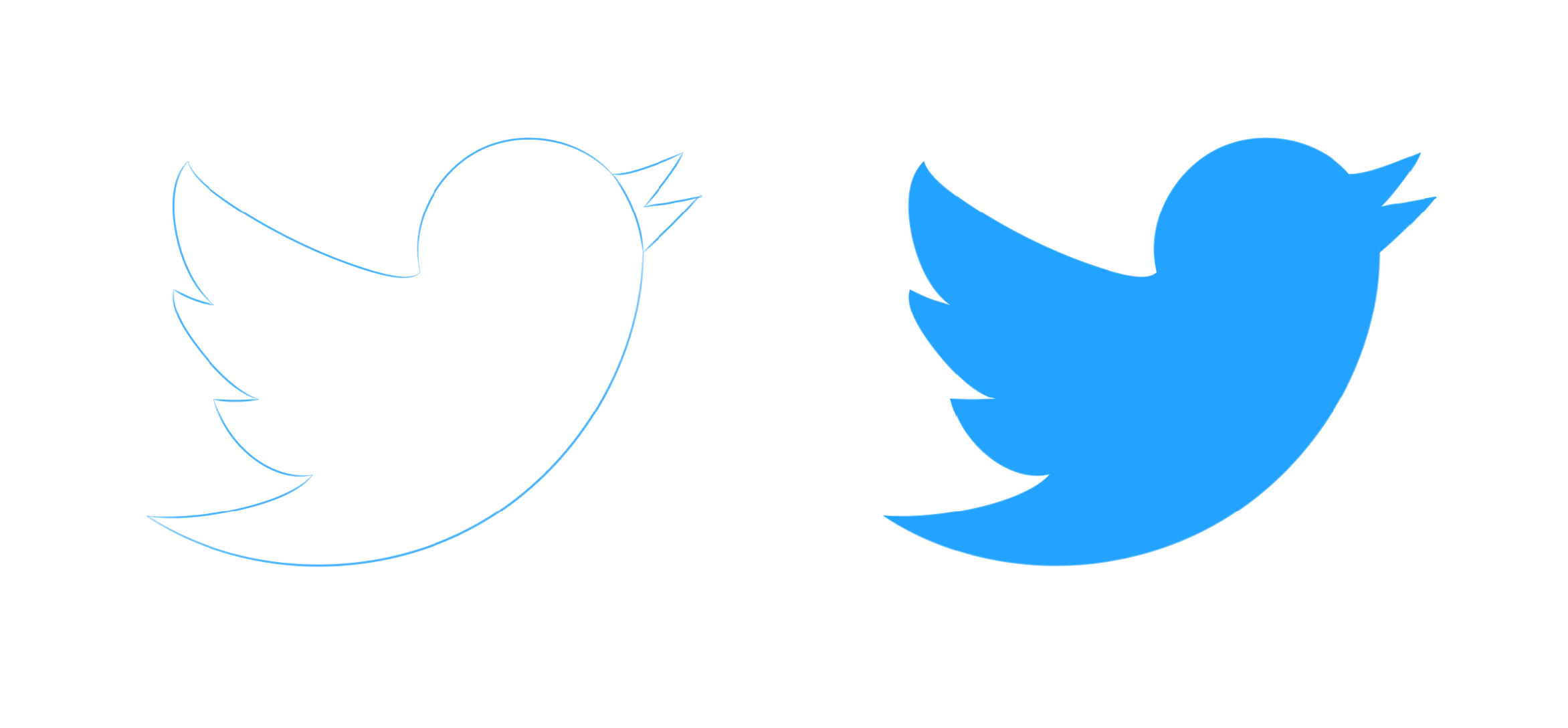 Twitter Logo Silhouette - Free social icons