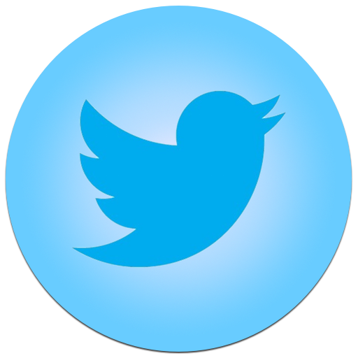 Twitter circular logo Icons | Free Download