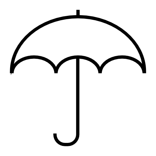 Umbrella 2 Icon | Line Iconset | IconsMind