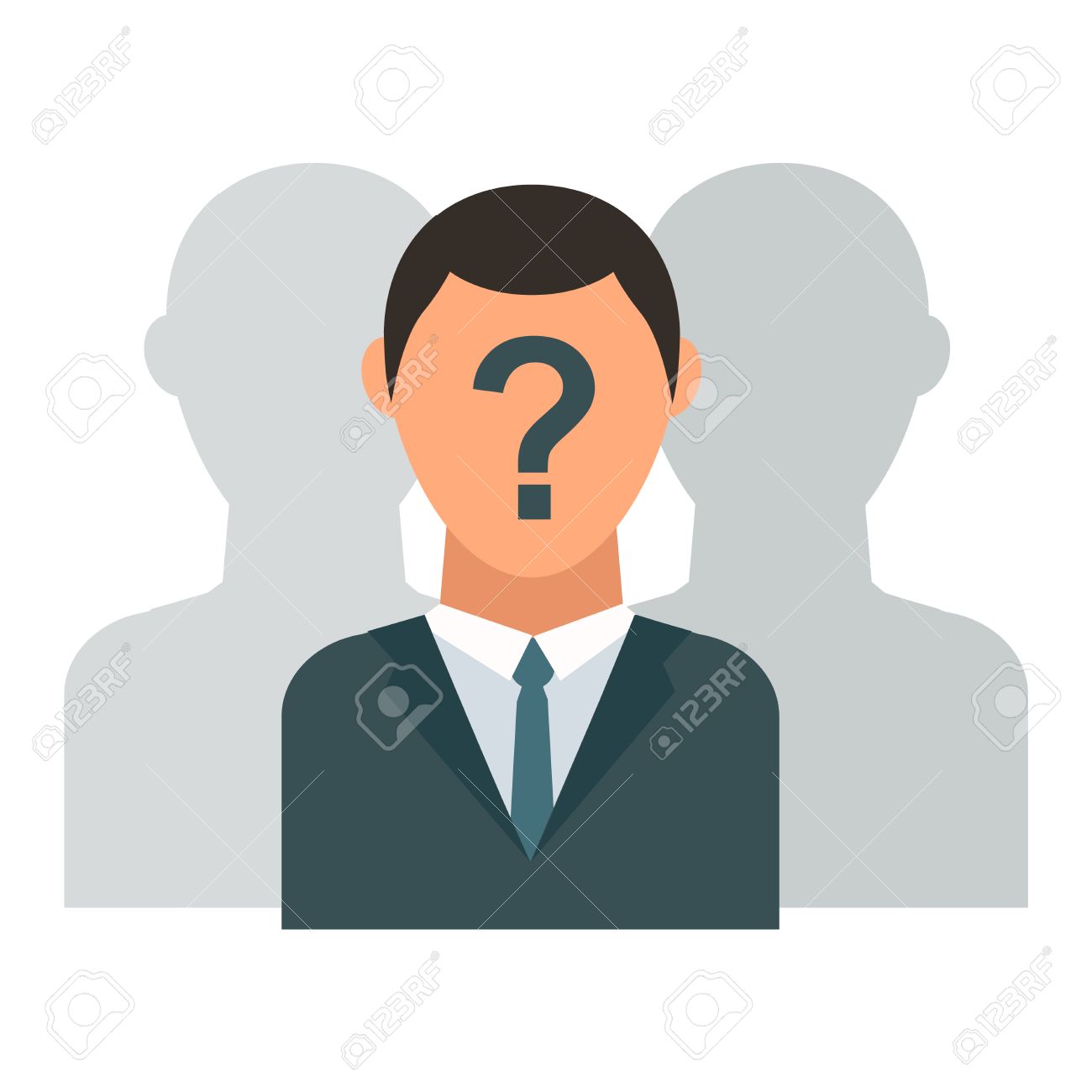 Unknown Person Vector Icon  Stock Vector  ahasoft #165828612