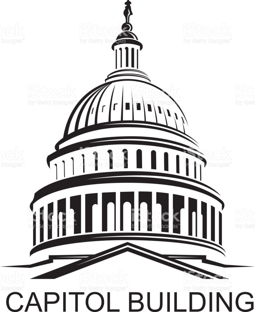 Us National Capitol Washington Dc American Stock Vector 568242520 