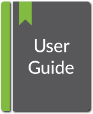 User guide icon. internet button on white background. stock 