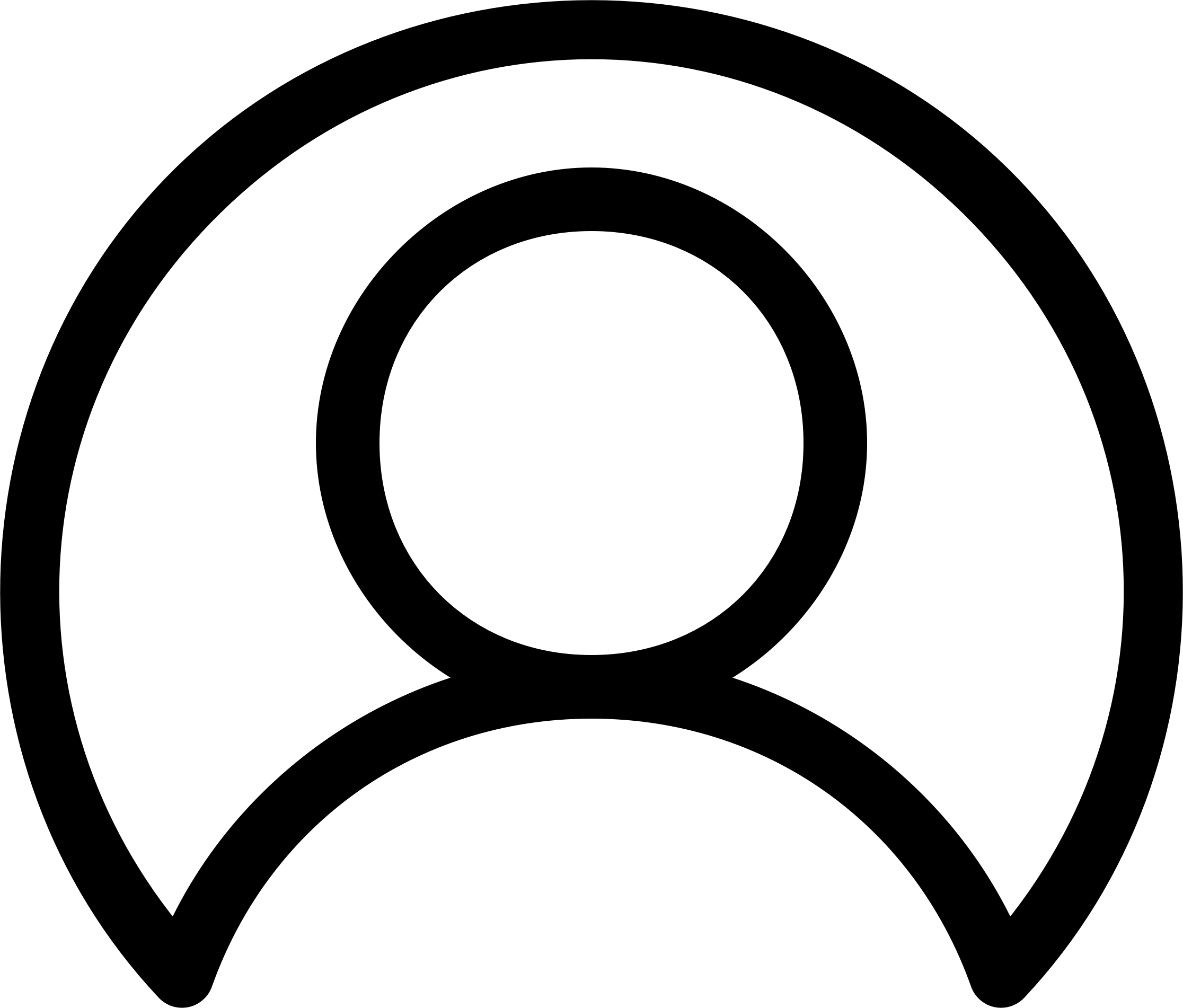 Thin Line User Icon transparent PNG - StickPNG
