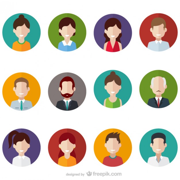 Users relation - Free people icons