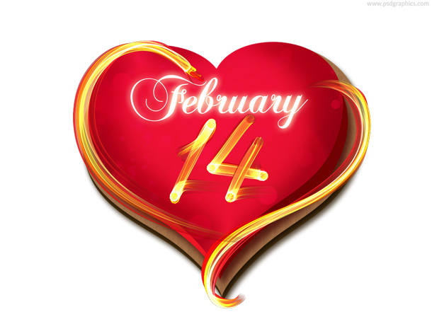 St. Valentine Day icon set Vector | Free Download