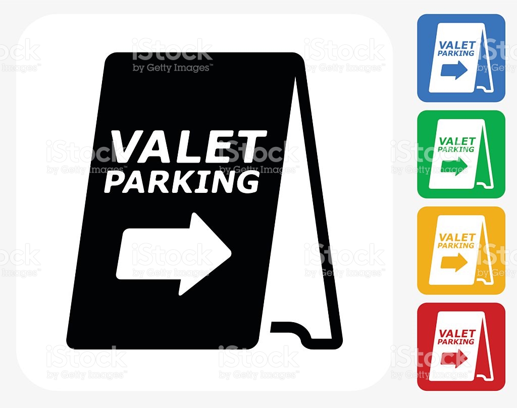 Hotel Icon Valet Parking clip art Free Vector / 4Vector