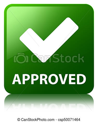 Audit (validate Icon) Yellow Square Button Stock Photo, Picture 